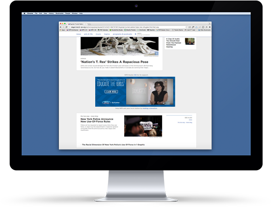 Custom Tumblr - Led-backlit Lcd Display (871x449), Png Download