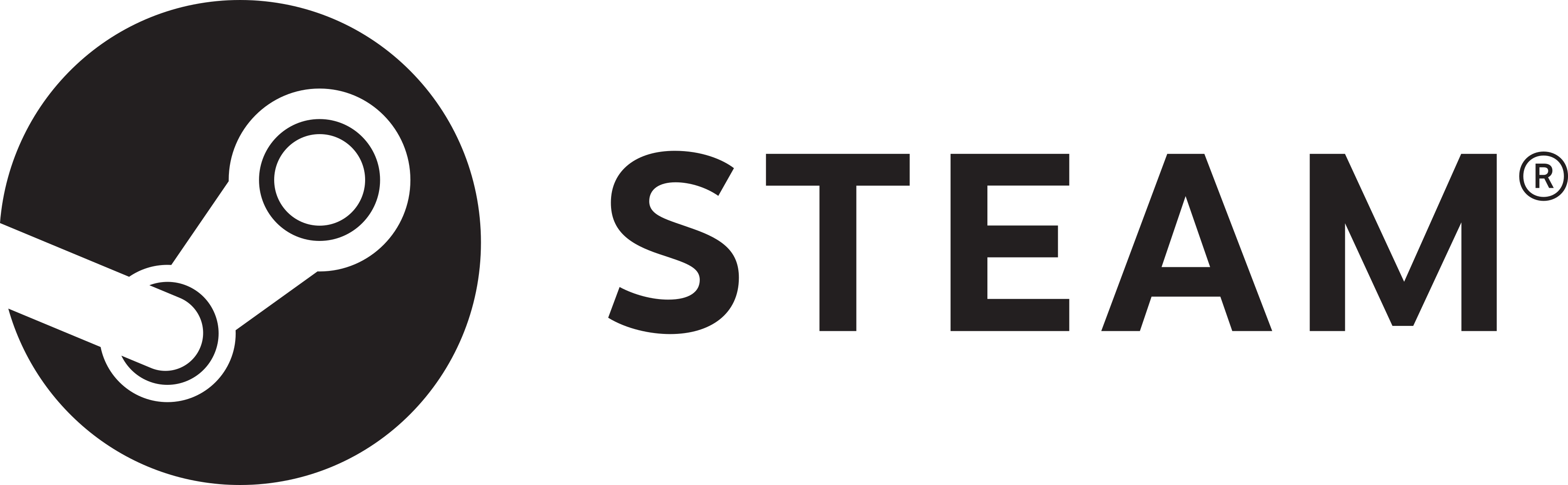 Steam Logo - - Vector Steam Logo Png (3500x1085), Png Download