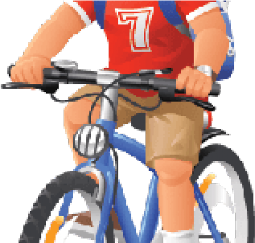 Boy Riding A Bicycle South (640x480), Png Download