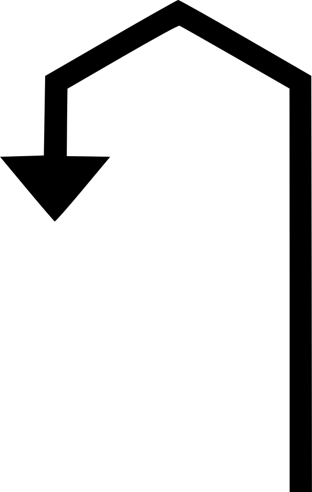 Turn Left Direction Arrow Sign Traffic Comments (622x980), Png Download