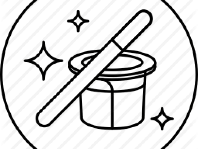 Drawn Top Hat Magic Hat - Star Outline (640x480), Png Download