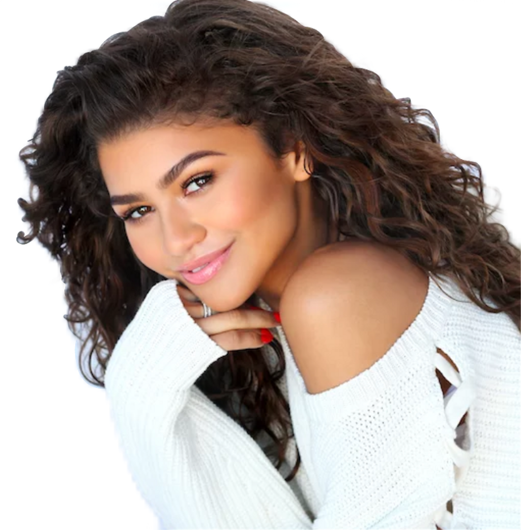 Zendaya Sticker - Zendaya Natural Hair (1024x1043), Png Download