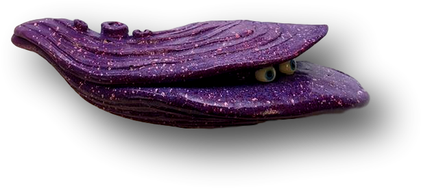 Ursula Oyster Purple Fish With Attitude - Okra (687x686), Png Download