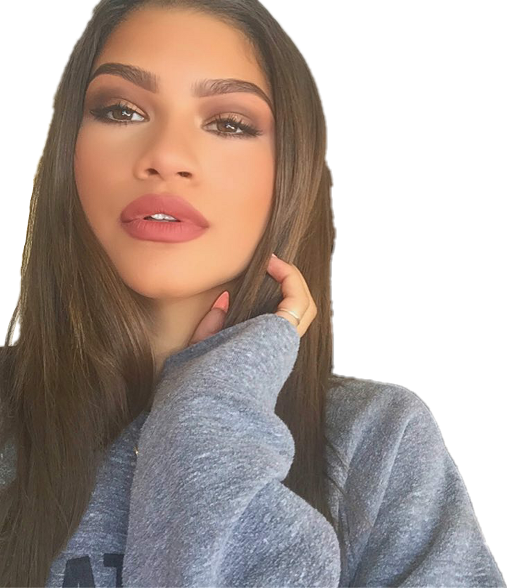 Zendaya Sticker - Zendaya Bad Eyebrows (1024x1186), Png Download