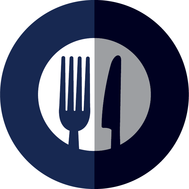 Restaurant Menu Image - Emblem (626x625), Png Download