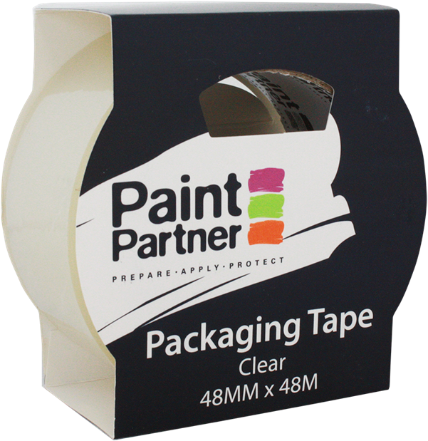 Paint Partner 48mm X 48m Clear Packing Tape - Carton (800x800), Png Download