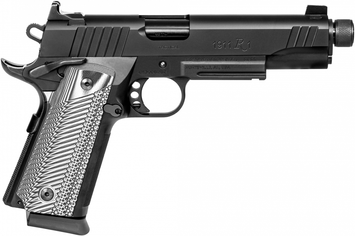 1911 R1 Tactical Double Stack Threaded - Remington 1911 R1 Double Stack (1200x797), Png Download