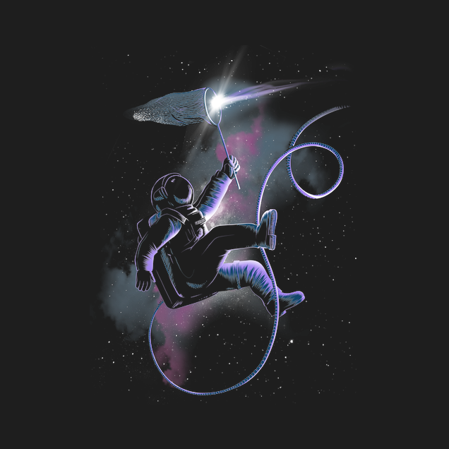 Ursula Lopez - Catching Stars - Illustration (636x636), Png Download