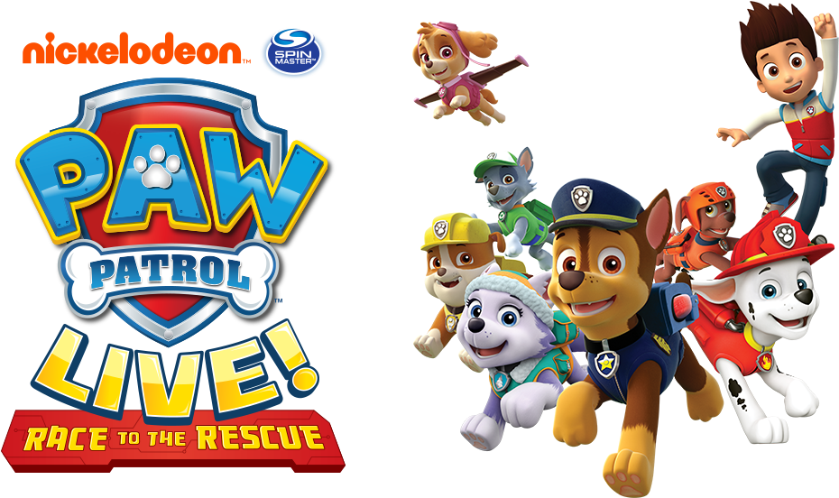 Paw Patrol Live Logo (1060x600), Png Download