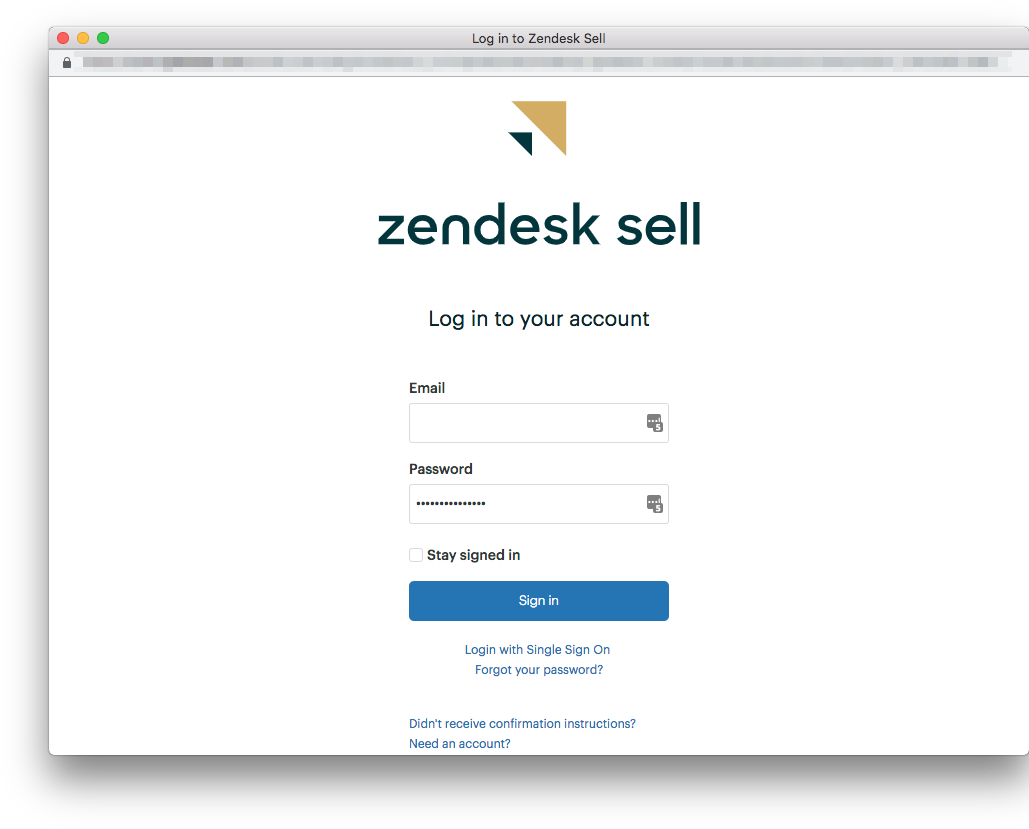 Log In To Zendesk Sell 2018 12 05 13 29 31 - Zendesk (1092x840), Png Download