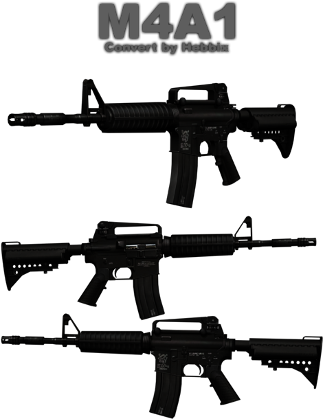 [rel] M4a1 - Cheap Airsoft M4 (480x640), Png Download