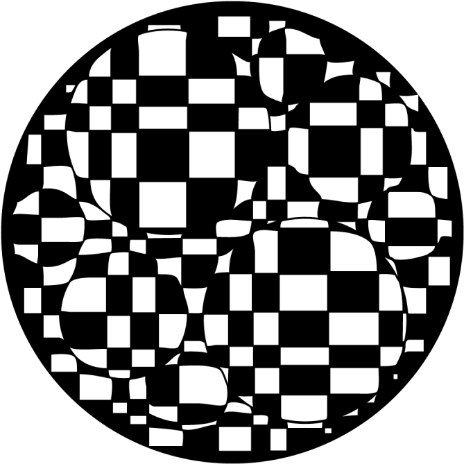 Checkerboard Bubbles - Kit Imprimible Vaquita De San Antonio Gratis (800x800), Png Download