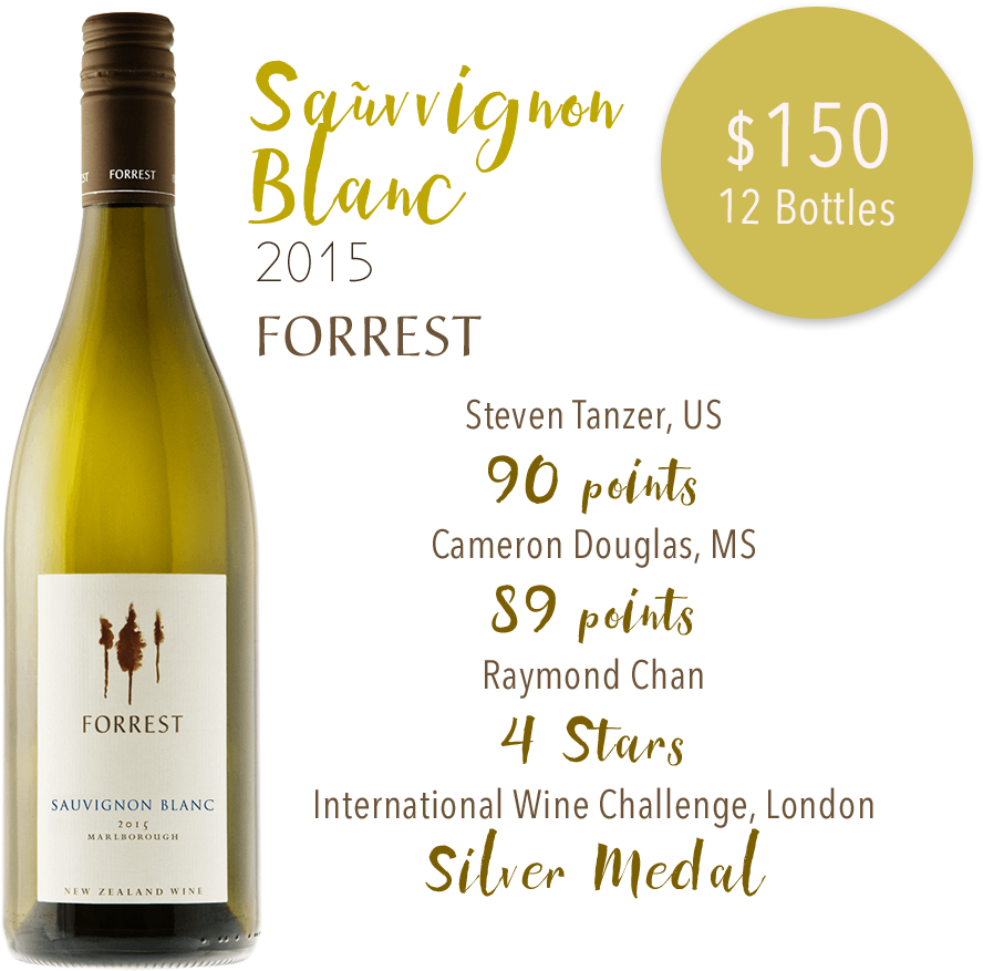 2015 Forrest Sauvignon Blanc - Glass Bottle (1000x1000), Png Download