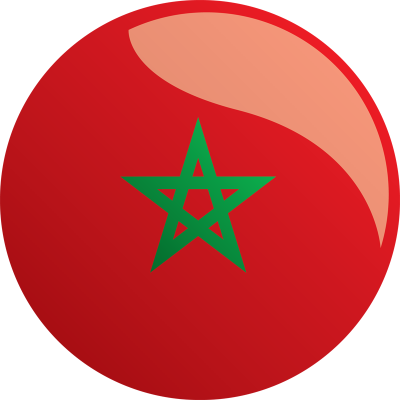 Morocco Employability And Land Compact - Maroc Flag Ball Png (800x800), Png Download