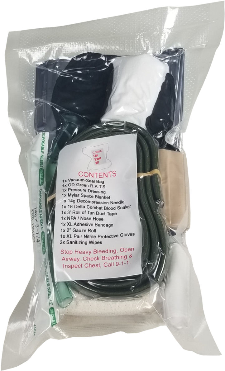Combat Life Saver Kit - Vacuum Bag (1200x1200), Png Download