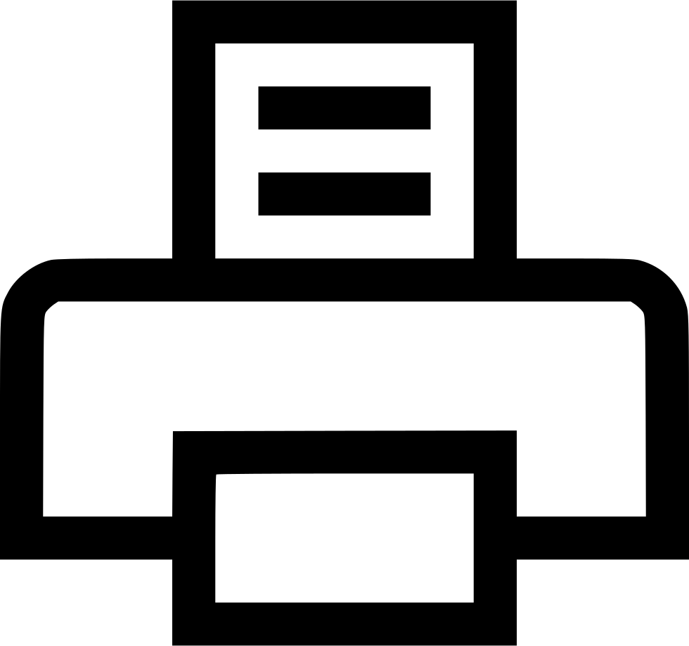 Printer Print Copy Paper Svg Png Icon Free Download - Fax Svg (980x920), Png Download
