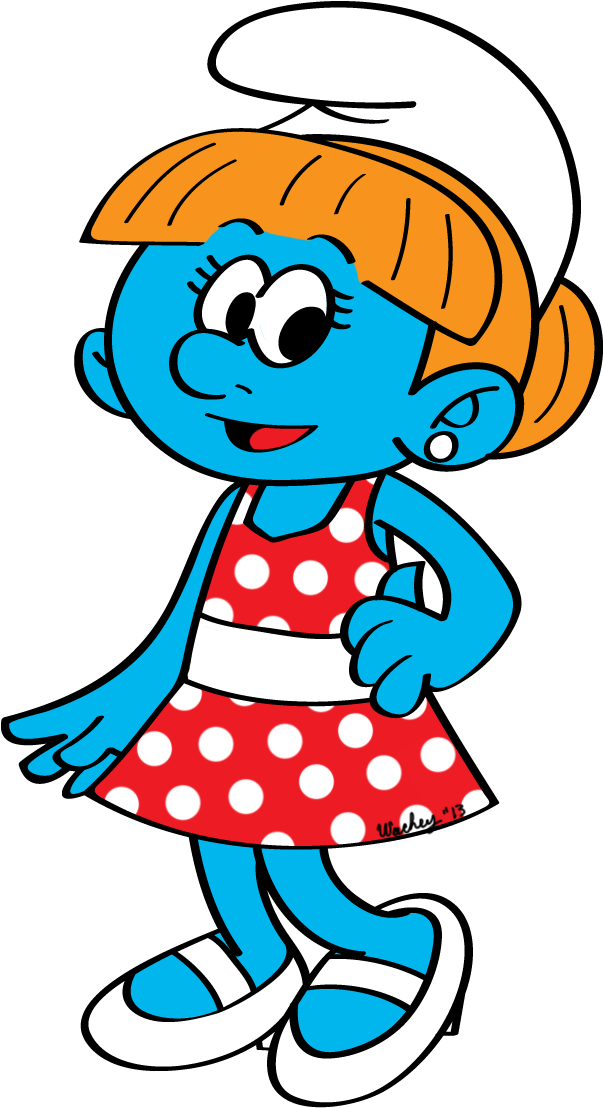 Smurf Oc (655x1199), Png Download