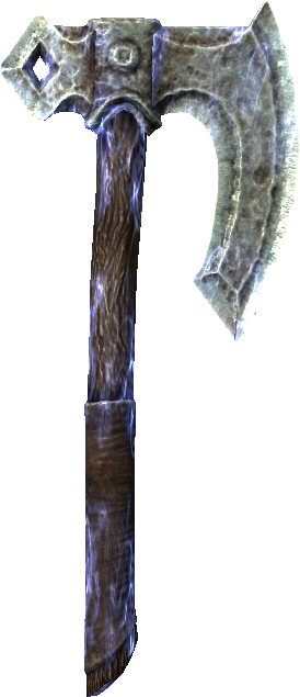 Iron War Axe Of Draining - Iron War Axe Skyrim (656x656), Png Download