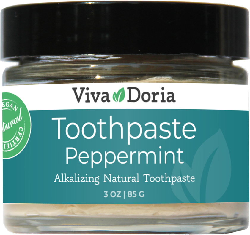 Peppermint Non-flouride Natural Toothpaste - Cosmetics (1280x1280), Png Download