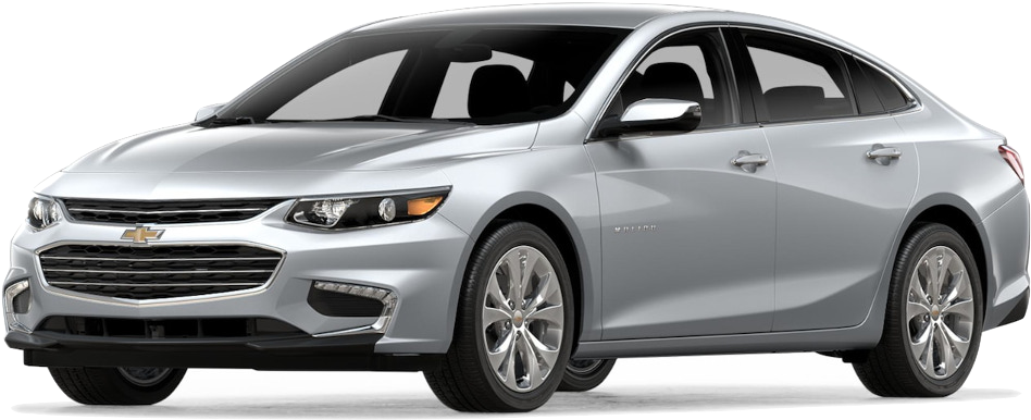 2018 Malibu On White - 2018 Silver Chevy Malibu (950x475), Png Download
