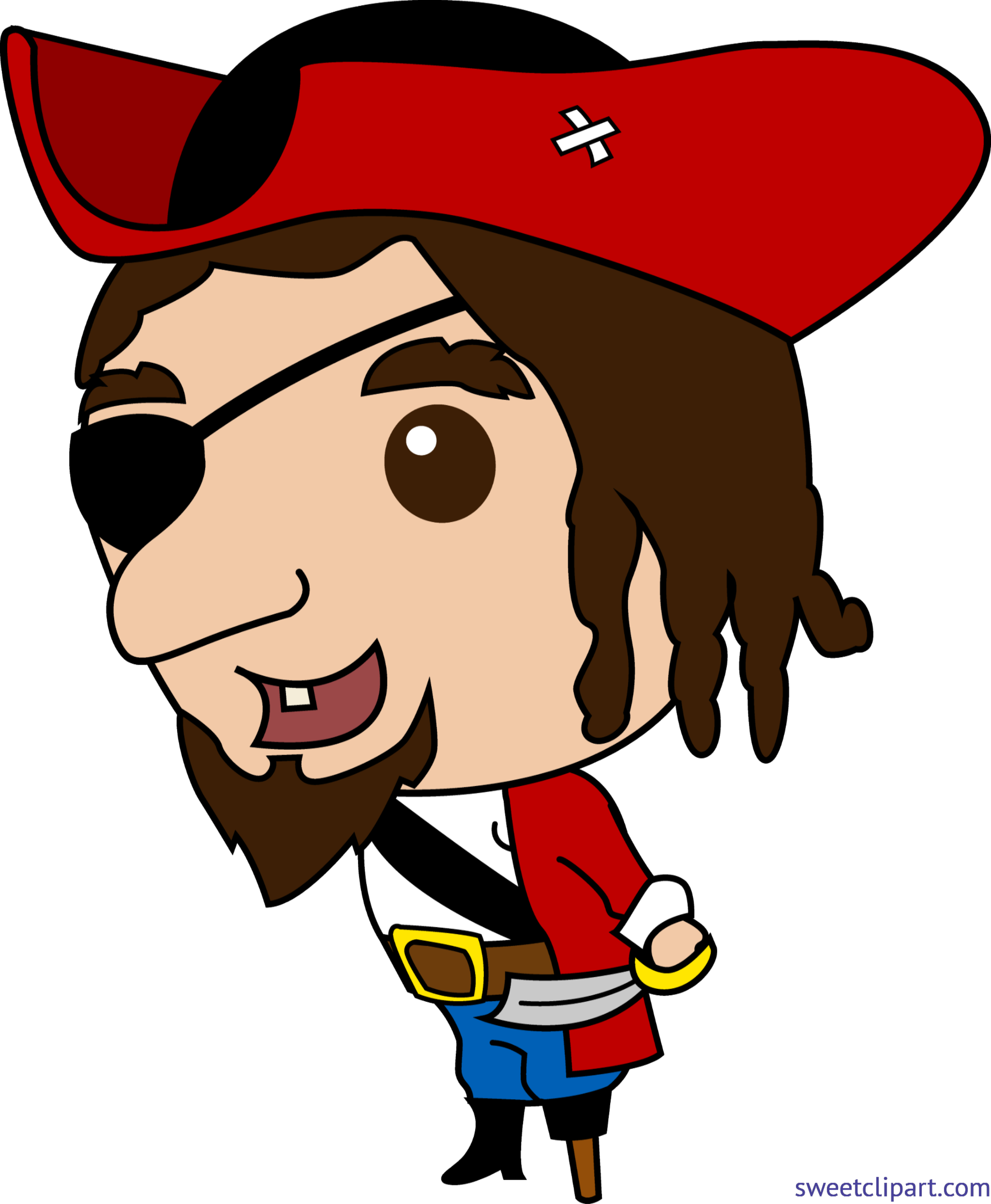 Clip Art Sweet - Pirate Clip Art Png (5225x6346), Png Download