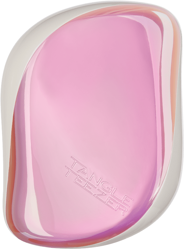 Compact Styler - Holographic Pink - Tangle Teezer (845x845), Png Download