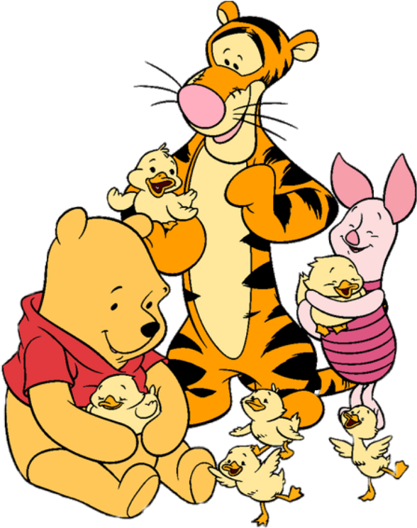 Pooh Sticker - Winnie The Pooh (1024x1024), Png Download