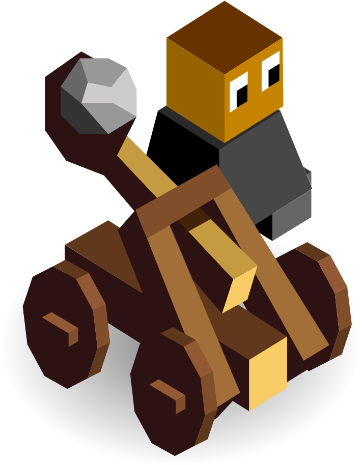 Catapult - Polytopia Catapult (710x1010), Png Download