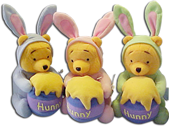 Winnie The Pooh Honey Bunny Easter Plush Toy Rabbit - Easter Stuffed Animal (680x514), Png Download