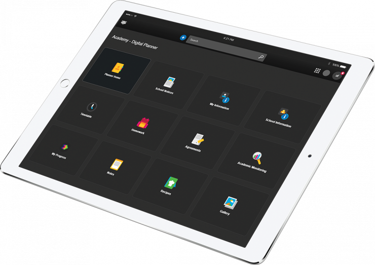 Tablet-planner - Tablet Computer (740x523), Png Download