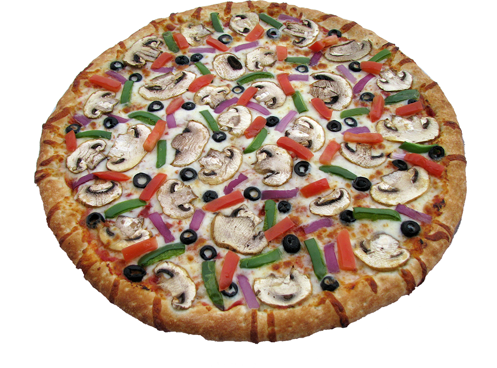 Vegetarian Pizza - Vegetarian Pizza Png (1000x740), Png Download