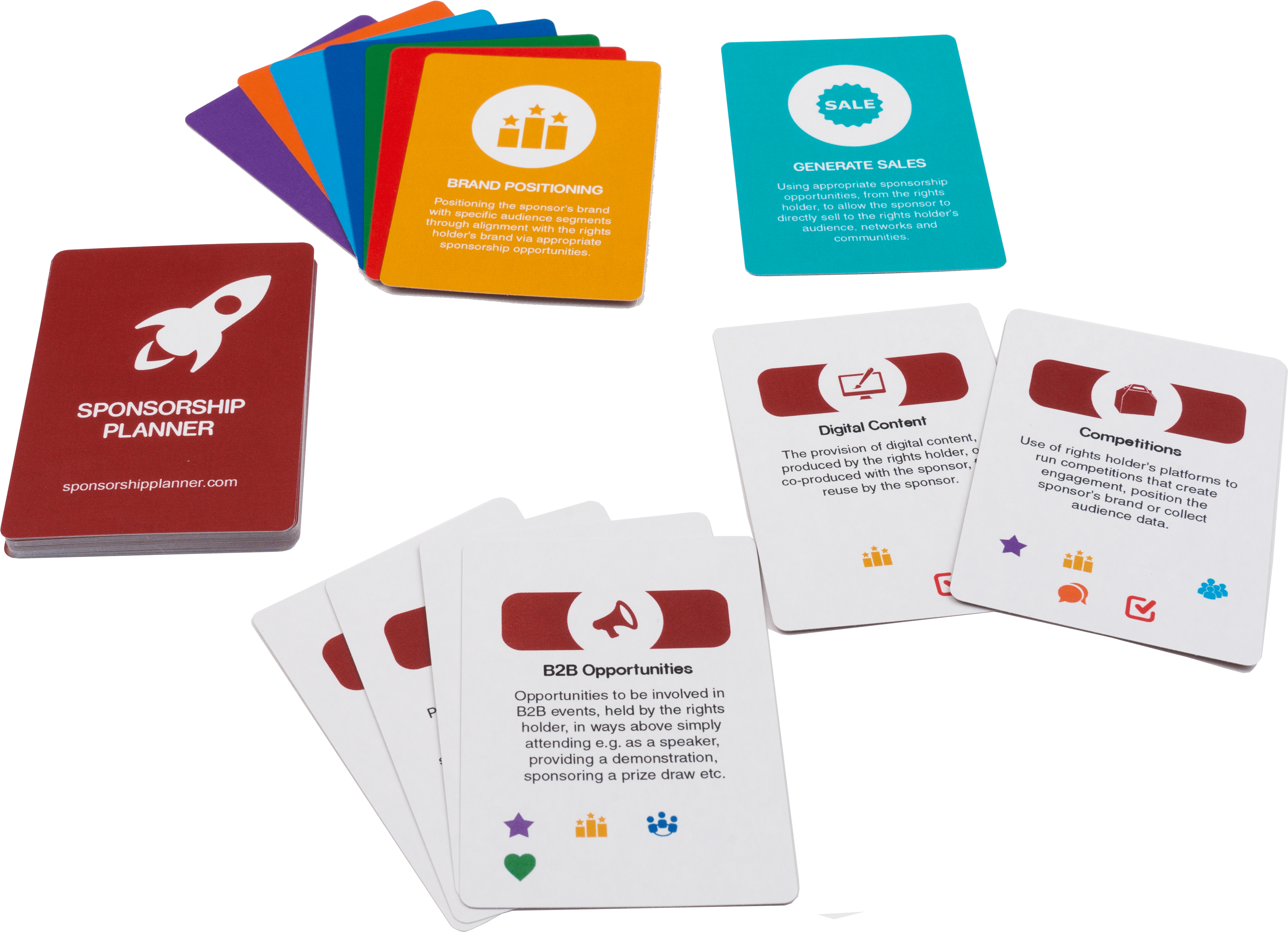 Sponsorship Planner Cards - Brochure (4374x3196), Png Download