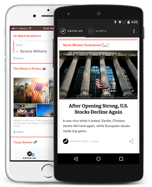 Buzzfeed Rolls Out Breaking News App - News App Material Design (508x616), Png Download