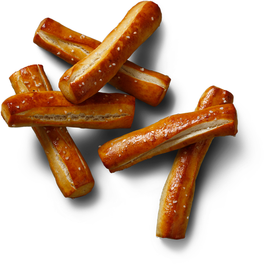 Our Original Pretzel Stix Are Hand-rolled And Freshly - Soft Pretzel Stick Png (560x560), Png Download