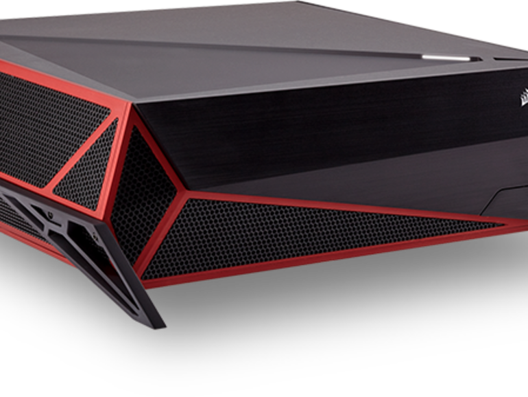Corsair Unveils $399 Bulldog Diy 4k Gaming Pc For Living - Pc Table Gaming Diy (770x578), Png Download