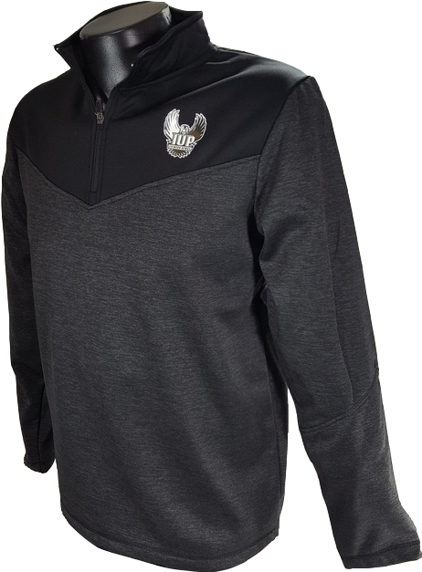 1/4 Zip Fleece, Full Hawk Logo, By Colosseum - Polar Fleece (492x664), Png Download
