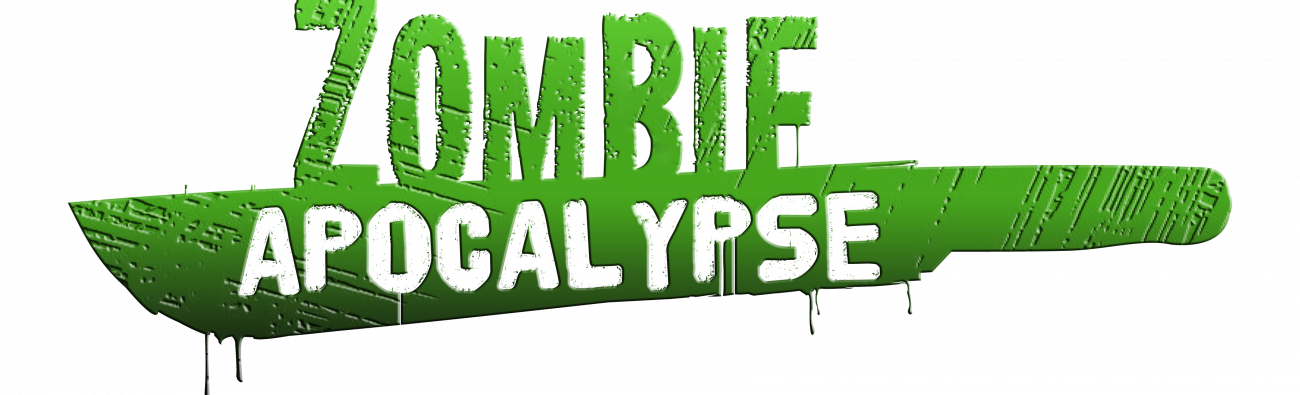 Zombie Logo Green Textured - Graphic Design (1300x395), Png Download