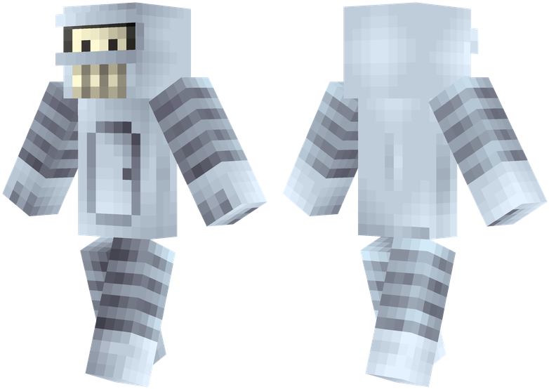 Bender - Minecraft Bender Skin (804x576), Png Download