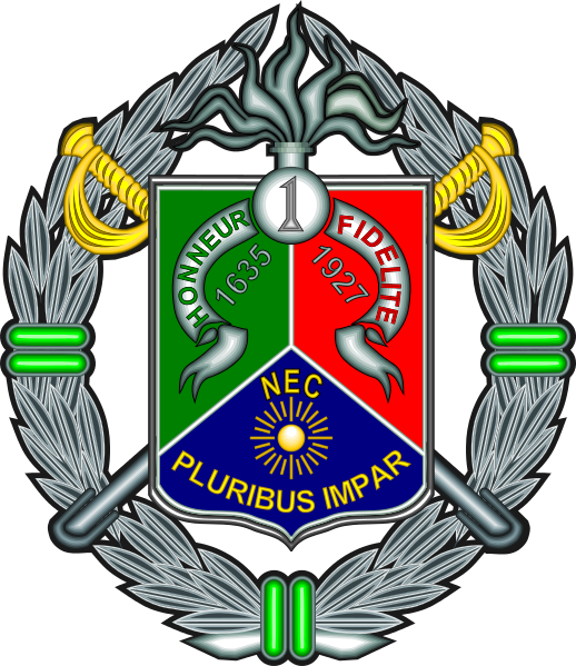 1st Foreign Cavalry Regiment, French Army - French Foreign Legion Symbol (518x599), Png Download