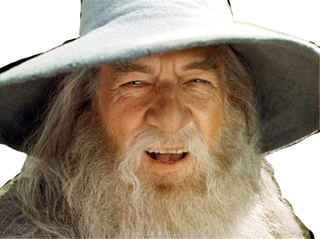 Report Abuse - Lord Of The Rings Characters Gandalf (1024x767), Png Download