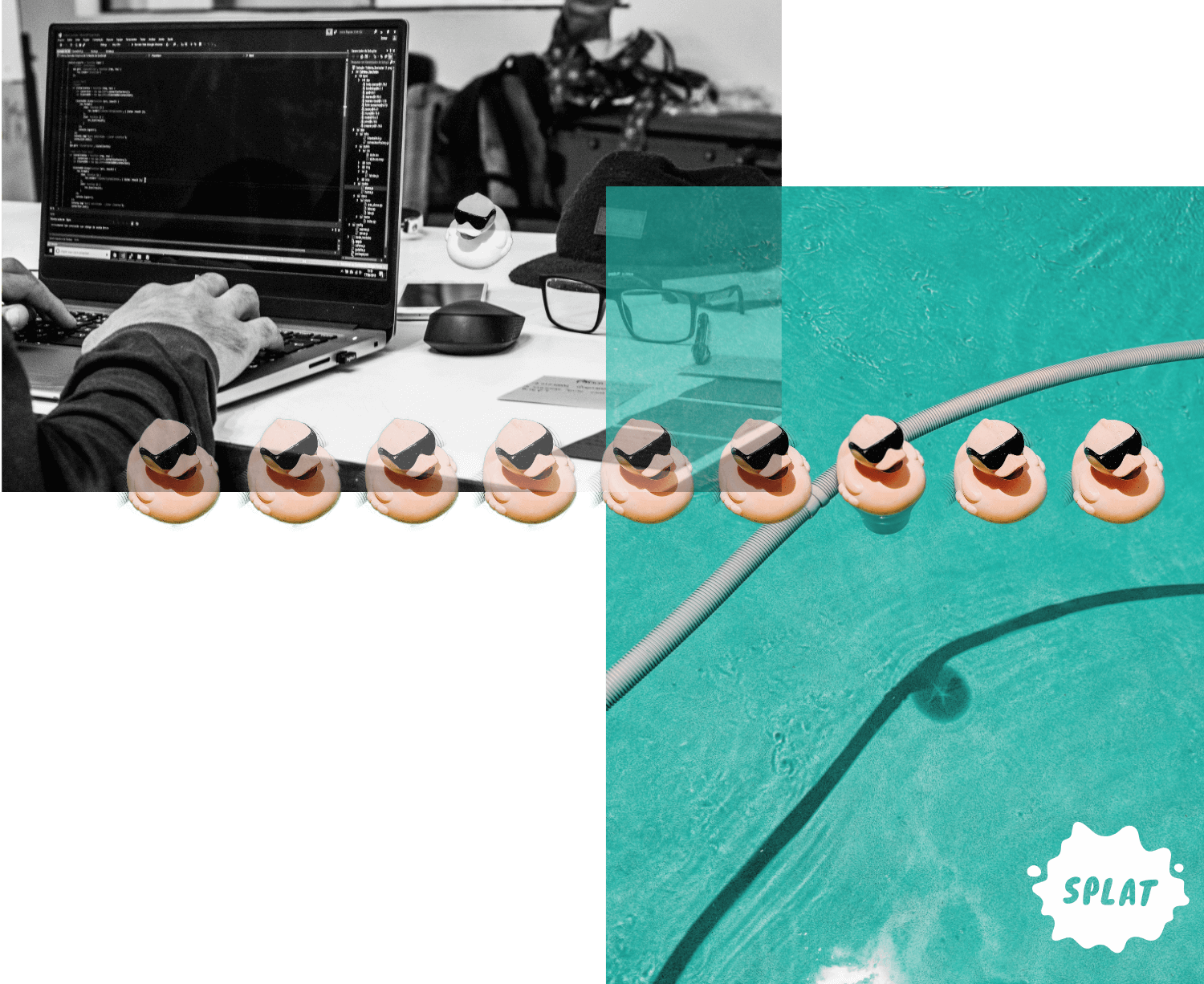 How Can A Rubber Duck Improve Your Development Process - Black And White Computer (1500x1226), Png Download