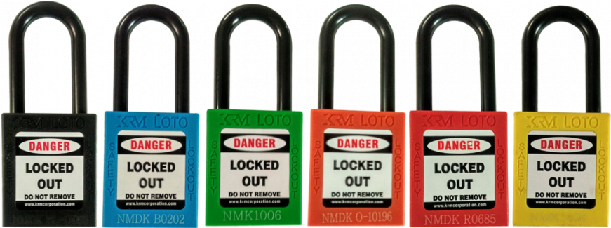 Osha Safety Lock Tag Padlock - Security (870x1110), Png Download