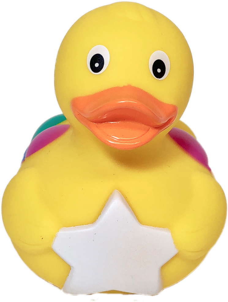 Special Occasion Personalize Rubber Duck By Lilalu - Duck (745x984), Png Download