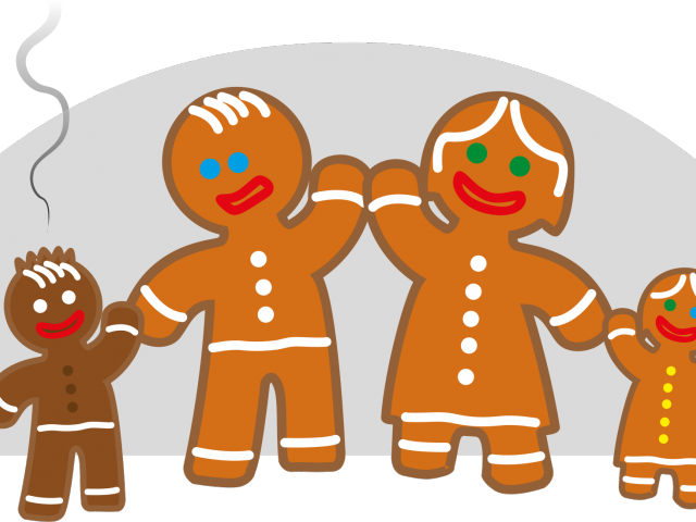 Small Clipart Gingerbread - Gingerbread Man (640x480), Png Download