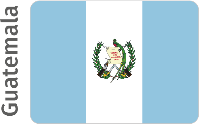 Programa De Cooperación 2016-2018 - Guatemala Flag (833x833), Png Download