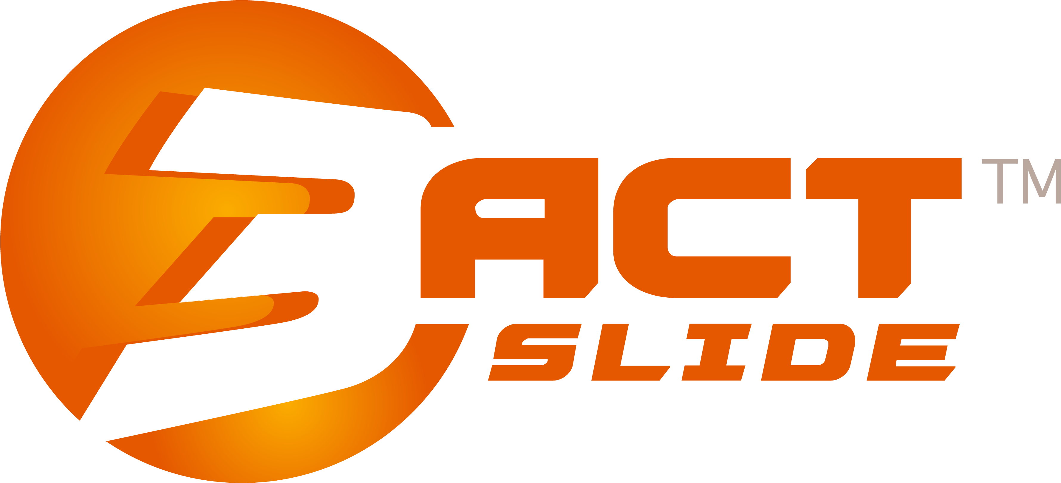 3act Slide Logo - Graphic Design (3571x1620), Png Download