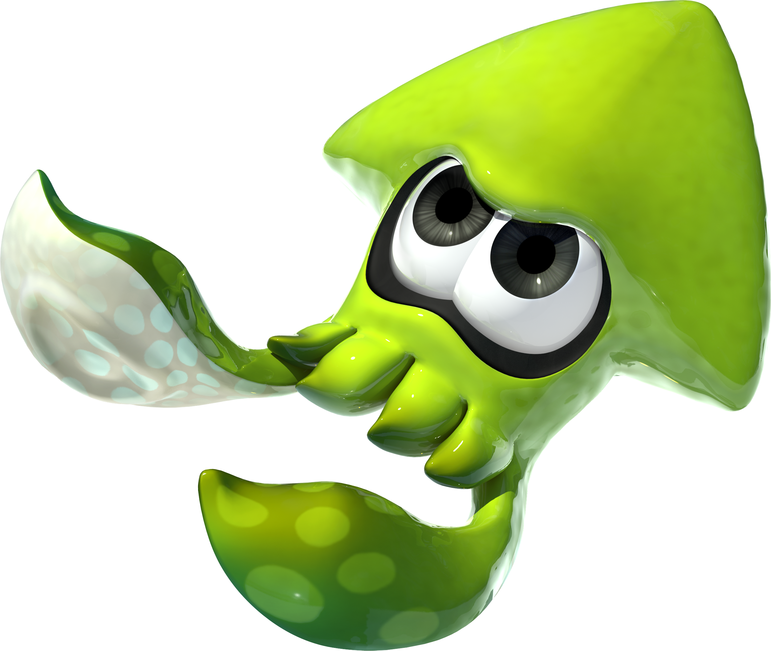 This Pink / Green Splatoon Squid Plush Doubles As A - Inkling Squid (2503x2111), Png Download