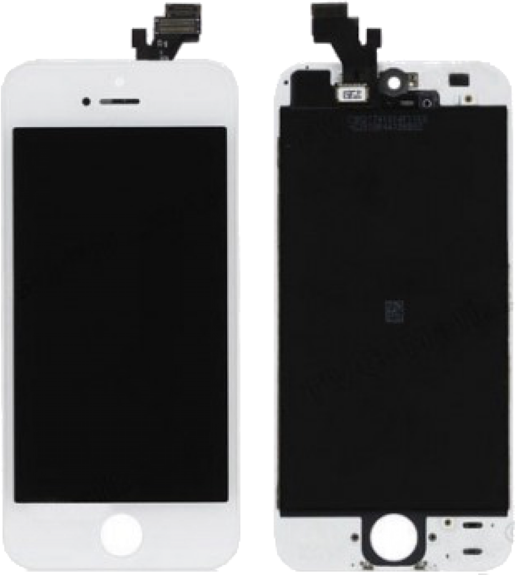 Frame Unfinished White Original Iphone 5s Leading Wholesale - Iphone 5 Lcd White (1200x1200), Png Download
