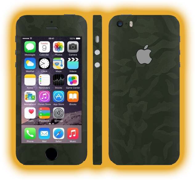 Camouflage Skins / Wraps - Iphone A1453 (650x600), Png Download