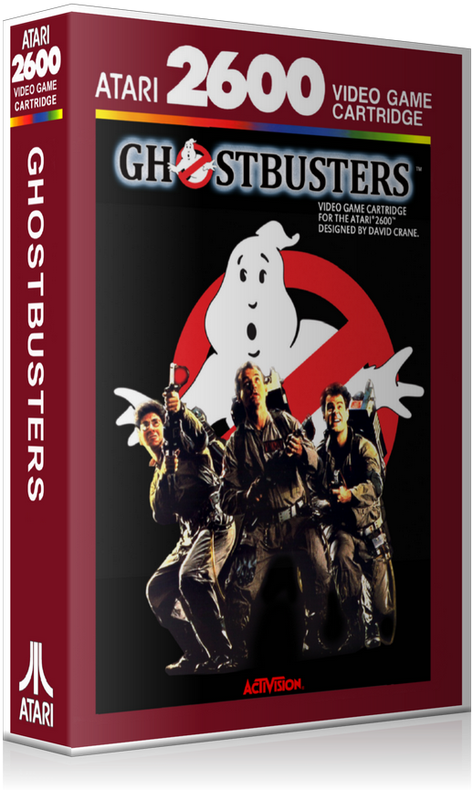 Ghost Busters Atari 2600 Game Cover To Fit A Ugc Style - Ghostbusters 1 (800x900), Png Download